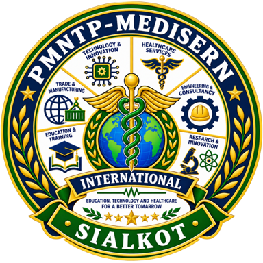 PMNTP-Medisern International official seal, Sialkot